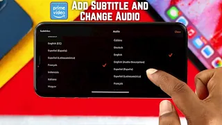 Change Subtitle and Audio Language on Amazon Prime Video!