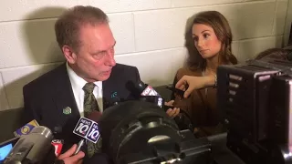 Tom Izzo following loss to Syracuse