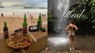 BALI VLOG PART 2 | Canggu and Ubud stay (monkey forest, waterfall) + beach spots!