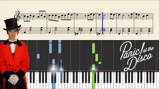 Panic! At The Disco: I Write Sins Not Tragedies - Piano Tutorial + SHEETS