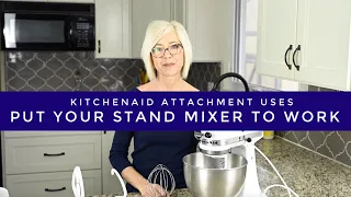 Creative uses for your KitchenAid Stand Mixer attachments {wire whip/dough hook}