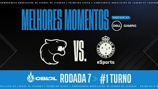 CBLOL 2021: 1ª Etapa - Fase de Pontos | Melhores Momentos (FUR) x (CRZ) (1º Turno) - by Dell Gaming