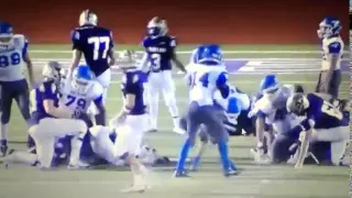 Texas Football Players attack football official