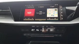 New Audi A3 MY2021 Virtual Cockpit / Comfort and Sound Pack demonstration and operation