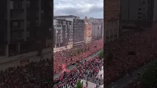 “You’ll never walk alone” at the Liverpool Parade ❤️