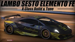 2011 Lambo Sesto Elemento FE Customization Road Race Build with Tune | X Class | Forza Horizon 5