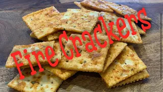 Fire Crackers! Spicy Cracker snack that any heat loving person will enjoy! Easy Recipe!