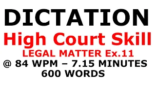 #LegalDictaionForHighCourtskill #LegalDictationForPunjabAndHaryanaHighCourtSkill