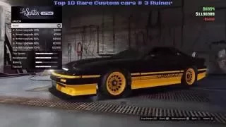 GTA V online : top 10 Rare Custom cars # 3 Ruiner