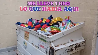 las tiendas  EN USA se siguen dando el LUJO DE TIRAR TODO ESTO #dumpsterdiving #dumptruck