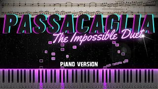 Passacaglia - The Impossible Duet by Handel (arr. Halvorsen) for piano version with sheet music