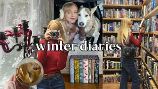 winter diaries | cozy days at home, book shopping, & Gilmore Girls 📚