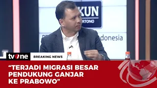 Survei Poltracking, Hanta Yuda: Hampir Semua Provinsi Prabowo-Gibran Unggul | Breaking News tvOne