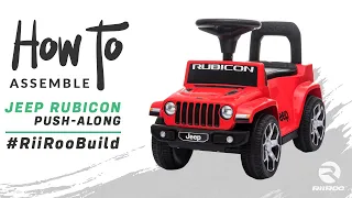 Jeep Rubicon Licensed Electric & Push Along Ride On Car Assembly Instructions