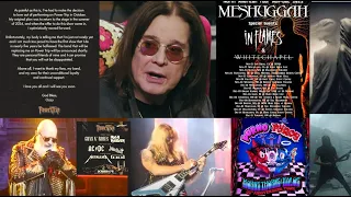 Ozzy pulls out of Power Trip - Megadeth Tour - Meshuggah/In Flames tour - new Tesseract - new Staind