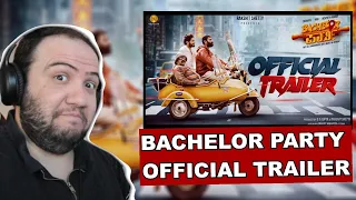 Bachelor Party Official Trailer | Diganth, Yogi, Rakshit Shetty | PRODUCER REACTS KANNADA @CineDesi