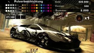 NFSMW Lamborghini Murcielago tuning