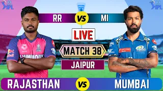 Live: RR vs MI Live, Match 38, Jaipur | Rajasthan Royals vs Mumbai Live Match Today | Ipl 2024 Live