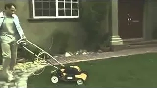 Funny Video The Electric Lawn Mower Funny!)