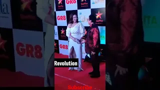 jethalal and babita ji in award show #jethalal #Babitaji  #tmkoc #ytshorts #shorts