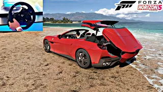 convertible Ferrari portofino test ride | Forza horizon 5