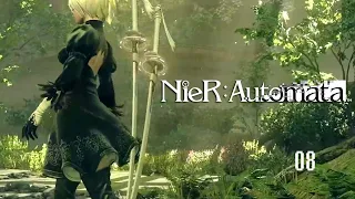 Прохождение NieR:Automata на русском. Серия 8. На пути в Лесное Королевство