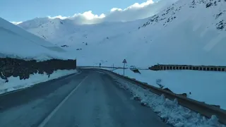 Passo del Foscagno, road to Livigno