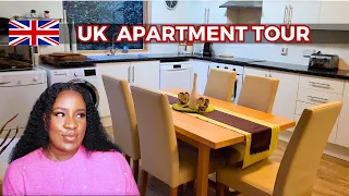 OUR FIRST APARTMENT IN THE UK! First Night in the UK + Temporary Accommodation Tour.