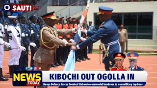 CHANGE OF GUARD! Watch General Robert Kibochi hand over Military power to General Francis Ogolla