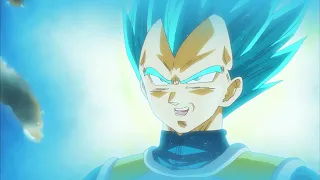 Vegeta goes Super Saiyan Blue for the first time! with Classic HELLS BELLS Theme! | 4K