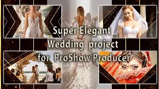 Super Elegant Wedding new  project 2023 for ProShow Producer