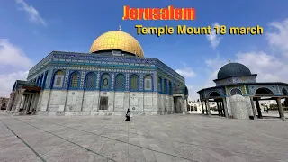 Situation on the Temple Mount in Jerusalem? Al Aqsa Mosque and Dome of the Rock