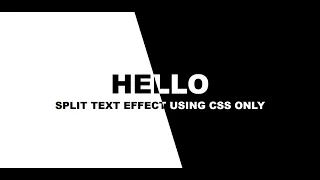 Text with different background effect using HTML and CSS