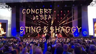 STING & SHAGGY op CONCERT at SEA