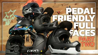 Pedal Friendly Full Face Helmet Review - From XC to DH #mtb #loamwolf