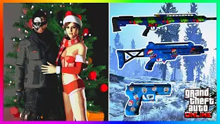 UNLOCK Rare Christmas Guns, FREE Xmas Gifts, CAR DUPLICATION, Money, GTA 5 DLC (GTA Online Update)