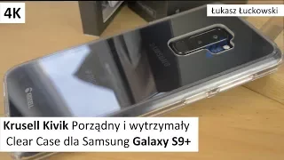 Krusell Kivik 💪 Porządny i wytrzymały Clear Case dla Samsung Galaxy S9+ | Rzut Oka