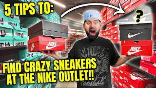 NIKE OUTLET: How To Find Crazy Sneakers For CHEAP!!
