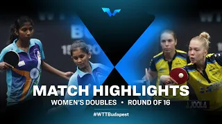 Selvakumar/Akula vs Bergstrom/Kallberg | WTT Contender Budapest 2021 (R16)