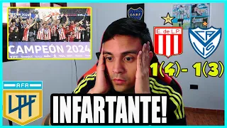 FINAL ESTUDIANTES 1(4)- 1(3) VELEZ / REACCIONES de un HINCHA de BOCA! // COPA DE LA LIGA 2024