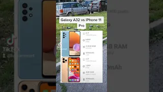 Samsung Galaxy A32 vs Apple iPhone 11 Pro