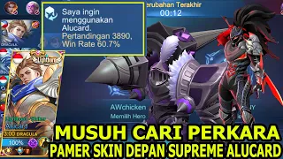 GILAA 3800 MATCH ALUCARD DI PAMERIN SKIN MAHAL ? TERNYATA YOUTUBER ALUCARD ! LIHAT GIMANA REAKSI NYA