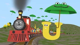 Learn about the Letter U - The Alphabet Adventure With Alice And Shawn The Train