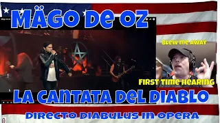 Mägo de oz   La cantata del diablo directo Diabulus in opera - First Time Hearing - REACTION - OMG