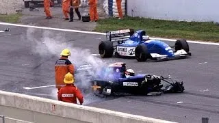 F1 - 1994 Barcelona GP - Andrea Montermini crash