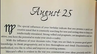 August 25th your birthday? Personalized Astrology Reading. Zodiac Virgo. Numerology, Soul mates.