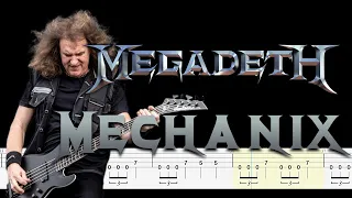 Megadeth - Mechanix (Bass Tabs and Notation ) By  @ChamisBass    #chamisbass #basstabs