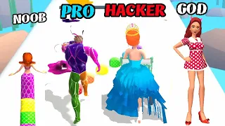 NOOB vs PRO vs HACKER vs GOD - Mermaids Rush 3D , Toxic hero 3D ...