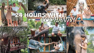 24 HOURS AT AN ETHICAL ELEPHANT SANCTUARY IN THAILAND | 5* Elephant Hotel in Chiang Mai