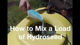 How to Mix a Load of Hydroseed